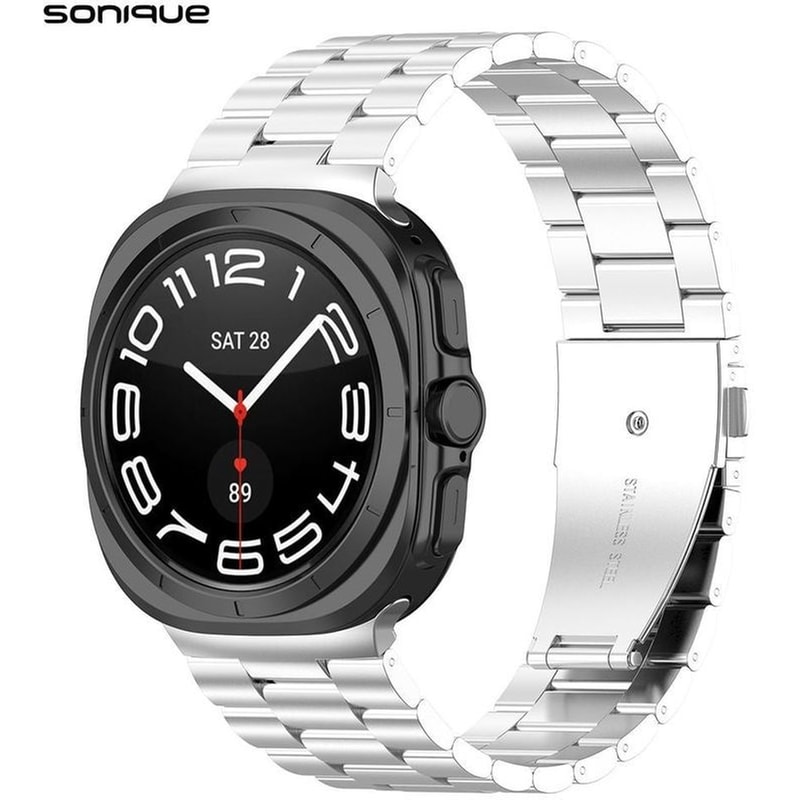 Λουράκι Sonique Stainless Steel Bracelet για Galaxy Watch Ultra 47mm - Silver SONIQUE