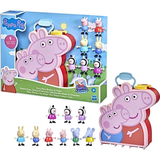Hasbro Peppa Pig Carry Along Brothers And Sisters image 2