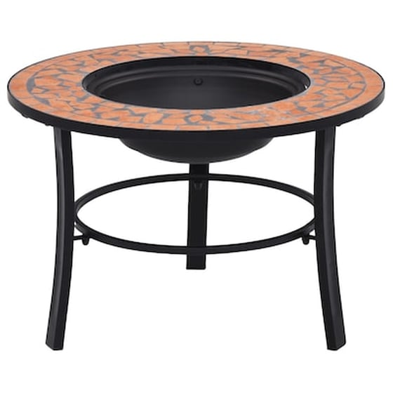 Vidaxl Τζάκι Εξωτερικού Χώρου «μωσαϊκό» Τερακότα 68 Εκ. Κεραμικό image 0