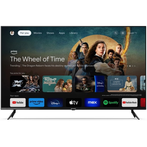 Sharp LED 50" 4K Google TV Τηλεόραση 50GL4060E image 3