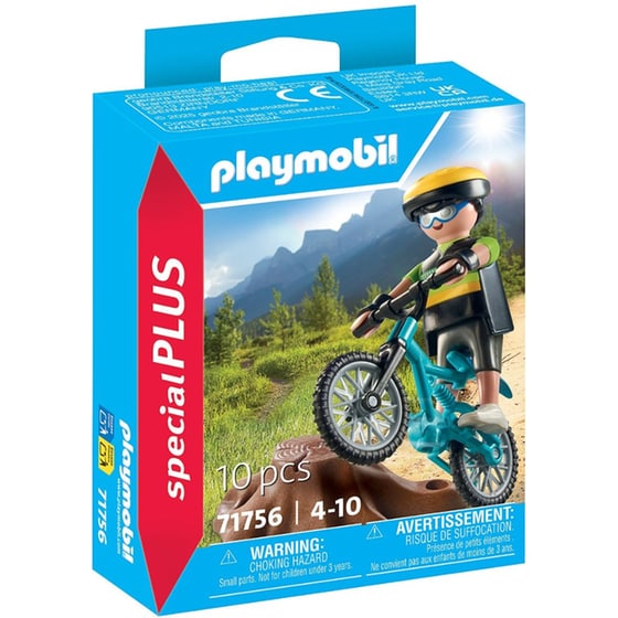 Playmobil Ποδηλάτης Με Mountain Bike (71756) image 0