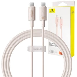 Baseus Καλώδιο Fast Charging USB-C to USB-C Habitat Series 1m 100W - Ροζ