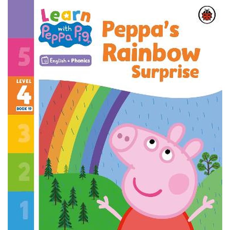 Learn with Peppa Phonics Level 4 Book 19 - Peppas Rainbow Surprise (Phonics Reader)