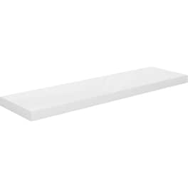 Ράφι Τοίχου VidaXL από MDF 90x23.5x3.8 cm - Λευκό/Γυαλιστερό
