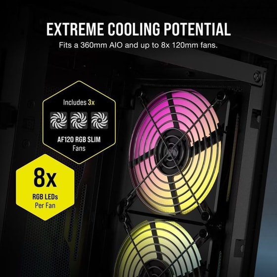 Κουτί Desktop Corsair iCUE 2000D Airflow RGB Mini Tower image 27