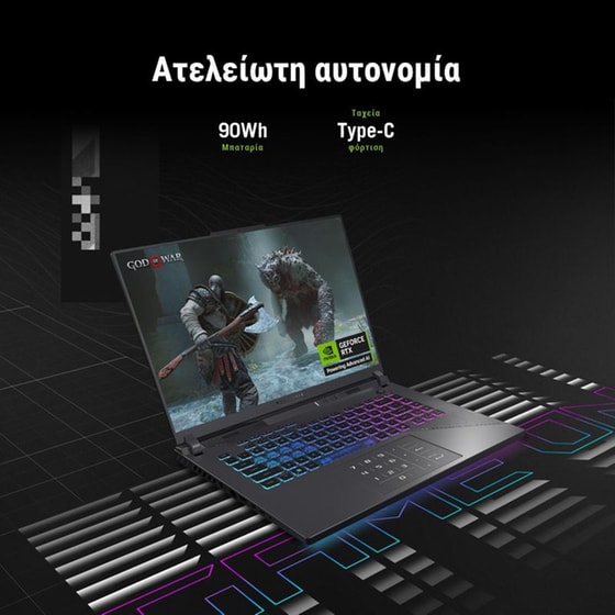 ASUS G16 G614PR-RV063X 16'' WUXGA IPS (Ryzen 9-8940HX/32GB/1TB SSD/GeForce RTX 5070Ti/Win11Pro)Laptop image 4