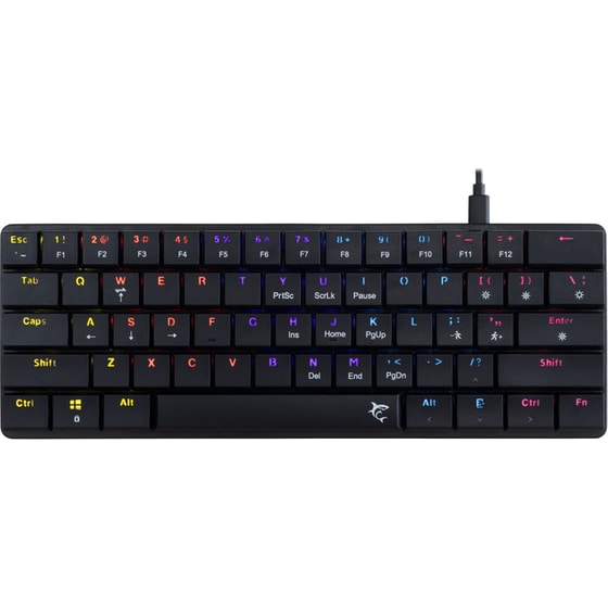 White Shark Nagamaki Ενσύρματο Gaming Πληκτρολόγιο με Brown διακόπτες - Black (US) image 0