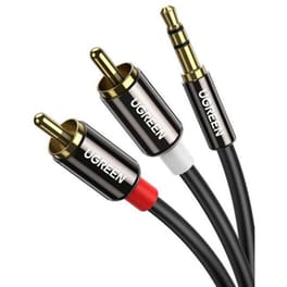 Ugreen Καλώδιο Mini 3.5mm Male - RCA Male 5m (10591) - Μαύρο
