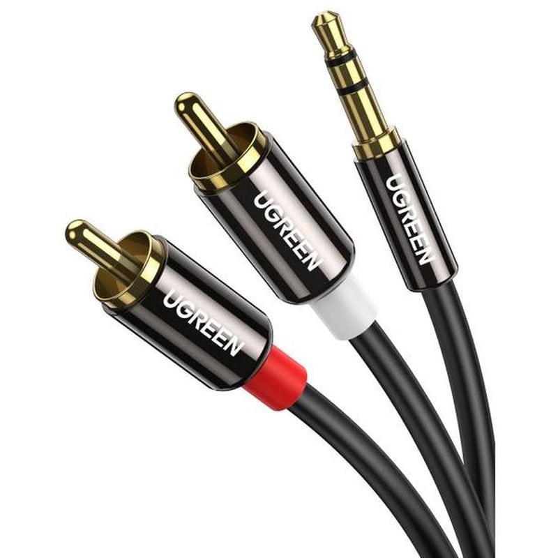 UGREEN Ugreen Καλώδιο Mini 3.5mm Male - RCA Male 5m (10591) - Μαύρο