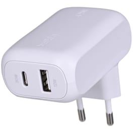 Φορτιστής Πρίζας Belkin WCB009VFWH USB-C/USB-A 42W - White