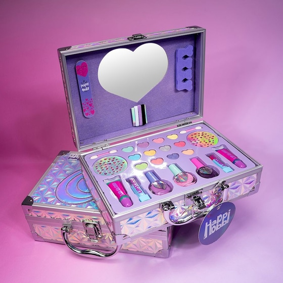 Παιχνιδολαμπάδα Happi Hobbi Θήκη Ομορφιάς Sparkle Love με 30 Αξεσουάρ image 2