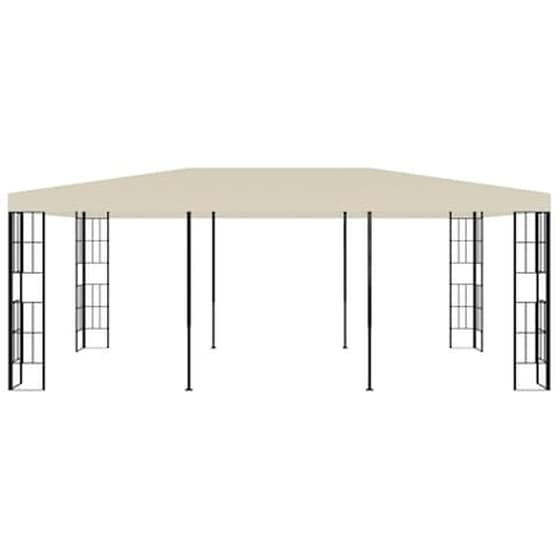 Κιόσκι Vidaxl Ατσάλι 3x6m - Κρεμ image 3