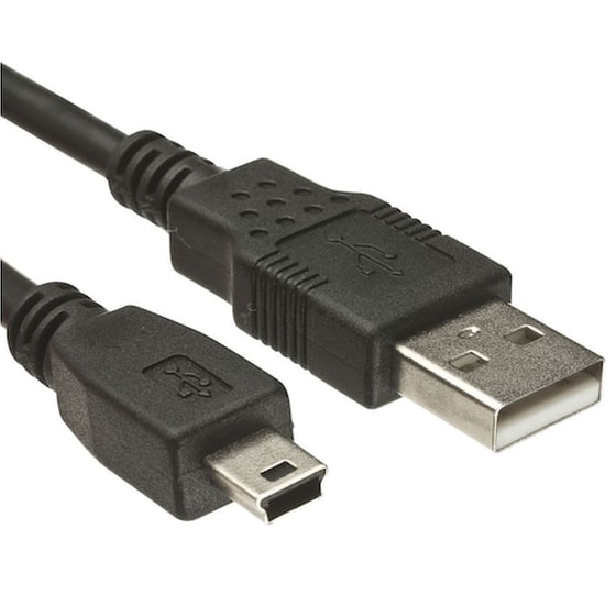 Καλώδιο Powertech USB-A Male σε mini USB-B Male - 1.5m image 0