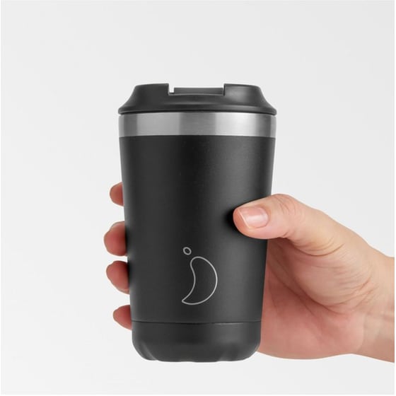Κούπα Θερμός Chilly's Original CC 340 ml Μαύρη image 2
