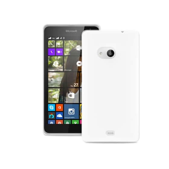 Θήκη & Μεμβράνη Nokia Lumia 535 - Puro Silicon Cover Διαφανές MSLUMIA53503TR image 0