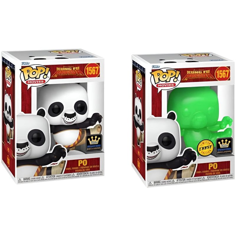 FUNKO Φιγούρες Funko Pop! Bundle Of 2: Kung Fu Panda - Po #1567 And Chase (specialty Series)