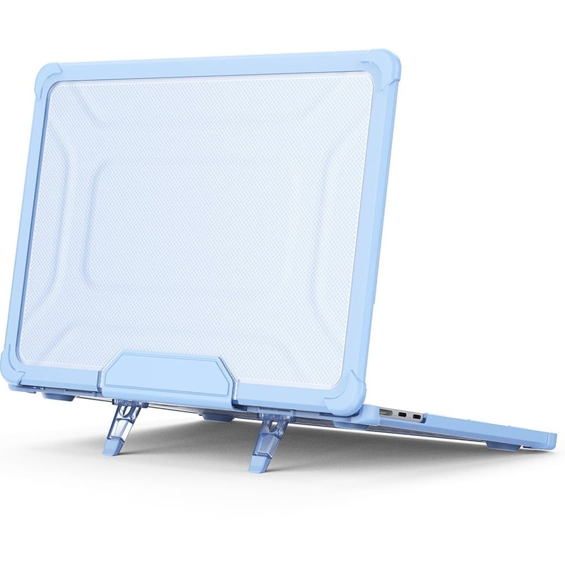 SONIQUE Τσάντα Laptop Sonique Icy με Βάση Στήριξης για Apple MacBook Air 13.6 (2022) - Γαλάζιο