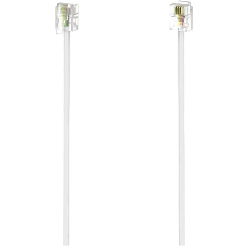 Καλώδιο HAMA 10 m RJ11 6p4c RJ11 6p4c Λευκό