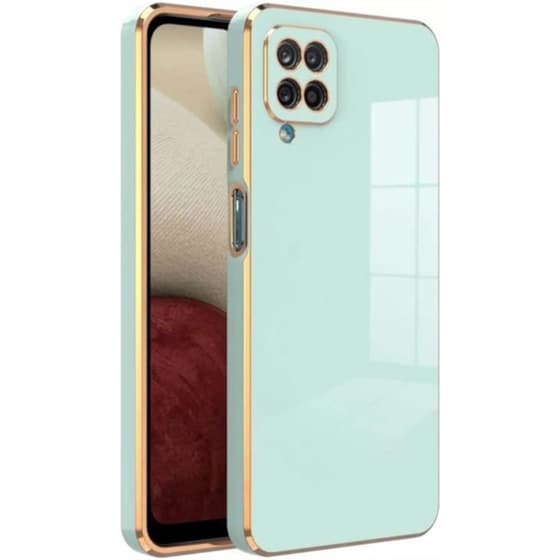 Θήκη Samsung Galaxy A12 - Bodycell Gold Plated - Mint Green image 0