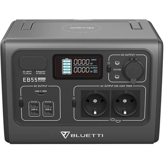 Bluetti Power Station EB55 Χωρητικότητας 537Wh - Μαύρο image 0