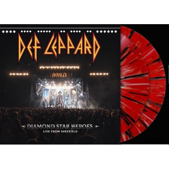 Diamond Star Heroes Live From Sheffield (Black, Red & White Splatter 2LP) image 0