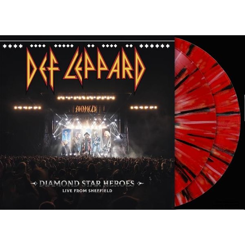 Diamond Star Heroes Live From Sheffield (Black, Red White Splatter 2LP)