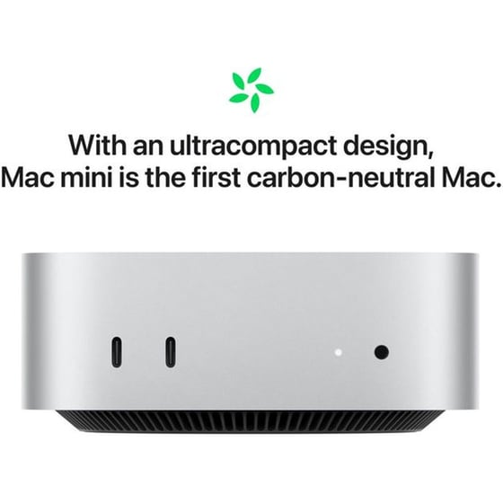 Apple Mac Mini with M4 Chip (Apple M4/24GB/512GB SSD/10C CPU/10C GPU) - Silver image 4