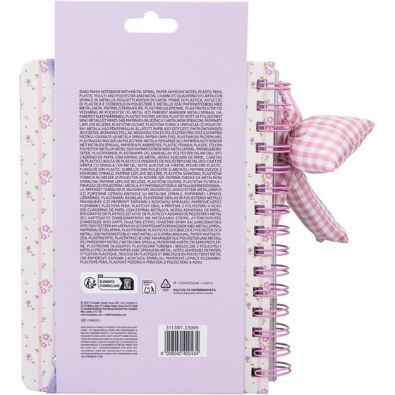 Σημειωματάριο Posh+Pop Σπιράλ Flowers image 1