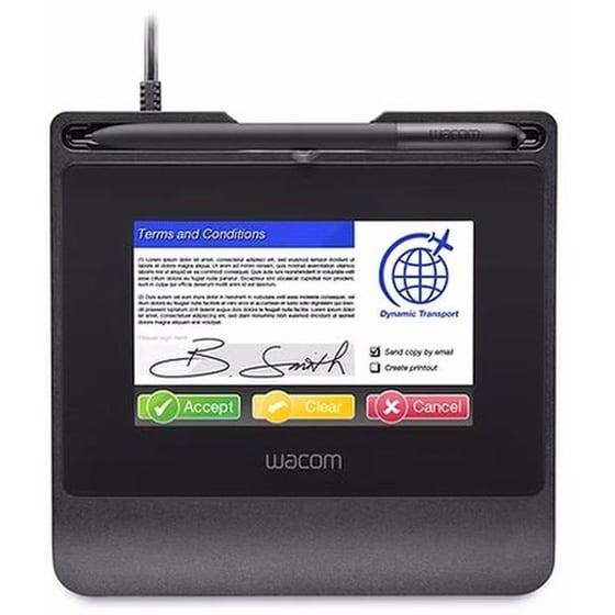 Γραφίδα & Ταμπλέτα Σχεδίασης Wacom STU-540 - Γκρι image 0