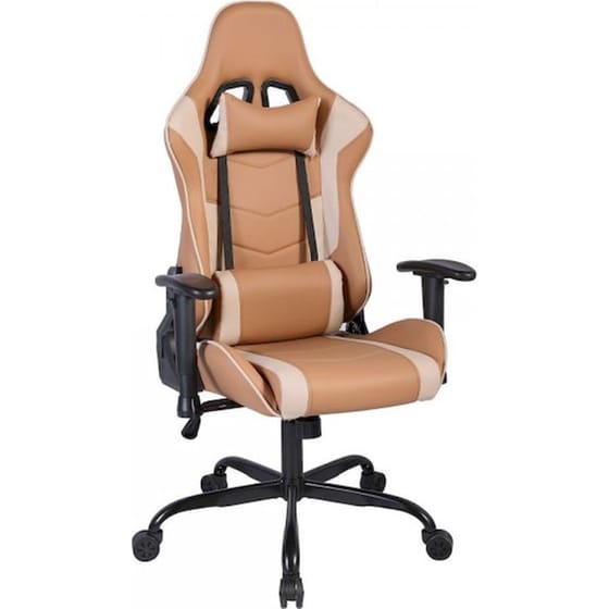 Καρέκλα Γραφείου/ Gaming 24Mall Mine Pro Υφασμάτινη - Mocca image 0