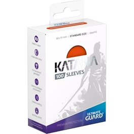 Ultimate Guard Katana Card Sleeves Standard Size Orange (100 Sleeves)