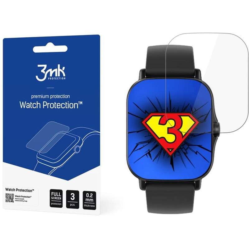 Προστασία Οθόνης 3MK Watch ARC για Amazfit Gts 2/2e (3τμχ)