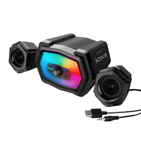 Ηχεία 2.1 Sonic Gear Iox 3 Stereo 12 W - Μαύρα image 1