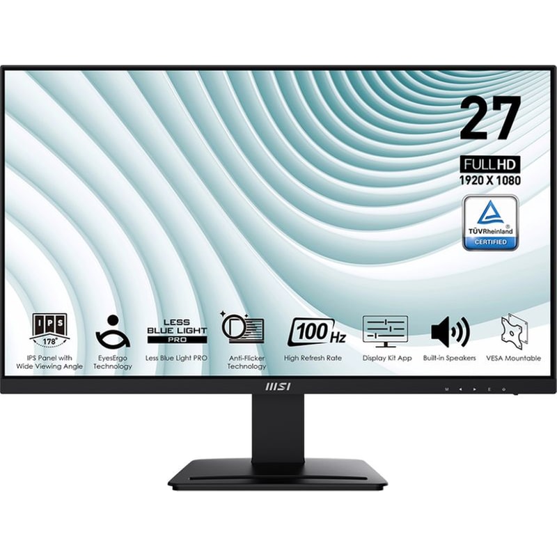 MSI MSI PRO MP Series PRO MP273A 27 IPS Flat 100 Hz 4 ms