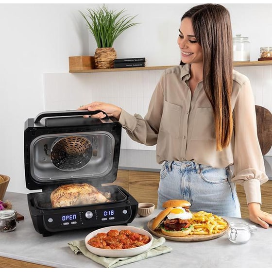 CECOTEC Cecofry FireDome 8000 Pro CEC-04950 1700 W 8 L Μαύρο Φριτέζα Αέρος image 8