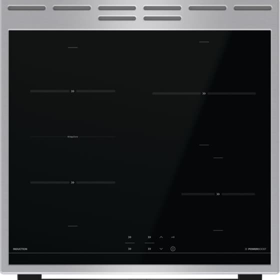 Ηλεκτρική Κουζίνα Επαγωγική GORENJE GEIT6C60XPG 71 lt Inox image 1