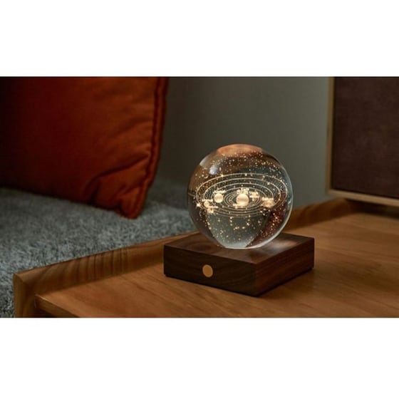 Κρυστάλλινη Σφαίρα Gingko 3D Laser Solar System image 6