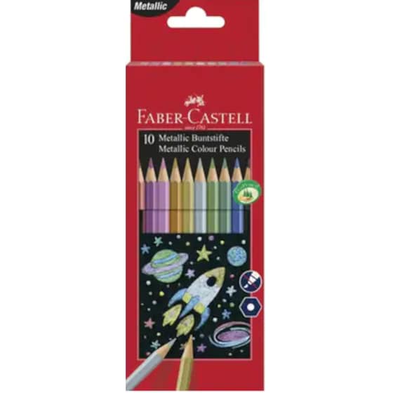 Ξυλομπογιές Faber Castell Metallic Faber Castel 10 τεμάχια image 0