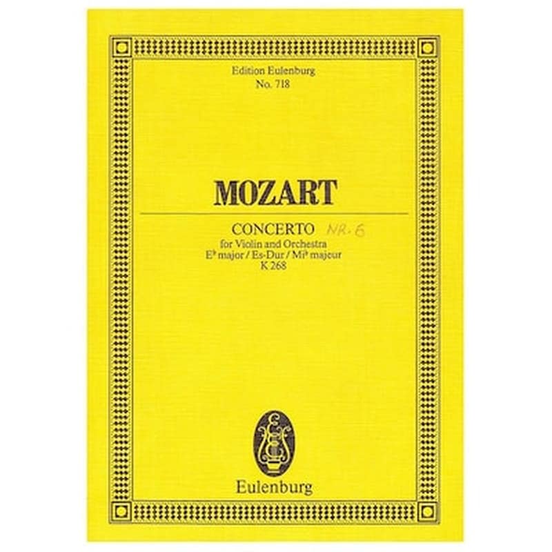 EDITIONS EULENBURG Βιβλίο Για Σύνολα Editions Eulenburg Mozart - Concerto In Eb Major K268
