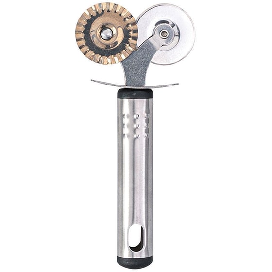 ESTIA 01-11284 Κόφτης Πίτσας Διπλός Ασημί image 0