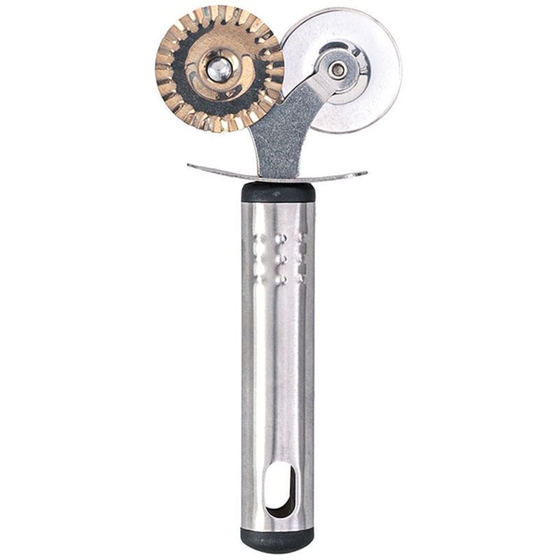 ESTIA 01-11284 Κόφτης Πίτσας Διπλός Ασημί ΕSTIA