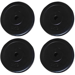 Δίσκοι VidaXL 5 kg για Μπάρα Ø26.5mm (4 Τεμάχια)