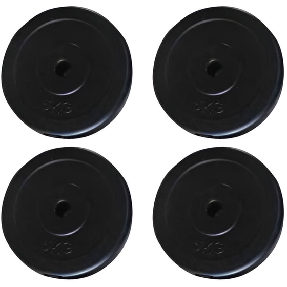 Δίσκοι VidaXL 5 kg για Μπάρα Ø26.5mm (4 Τεμάχια) image 0