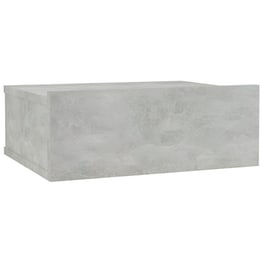 Κομοδίνο Vidaxl Κρεμαστό Από Μοριοσανίδα 40x30x15 cm - Γκρι Σκυροδέματος