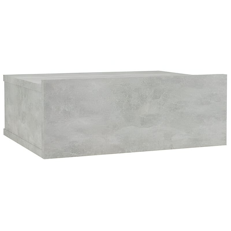 VIDAXL Κομοδίνο Vidaxl Κρεμαστό Από Μοριοσανίδα 40x30x15 cm - Γκρι Σκυροδέματος