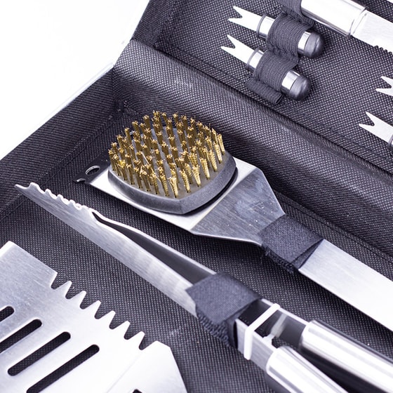 BORMANN BBQ1015 18 τμχ Inox Σετ Εργαλείων Ψησίματος image 3