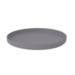 Πιάτο Chic Mic Deluxe Bioloco Plant 25x2 cm - Σκούρο Γκρι