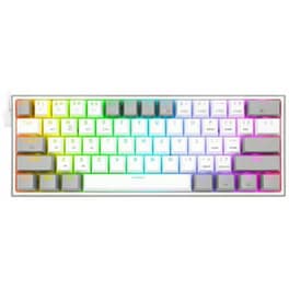 Redragon Fizz Pro K616 Gaming  Ασύρματο Μηχανικό Πληκτρολόγιο RGB White/Grey (US)