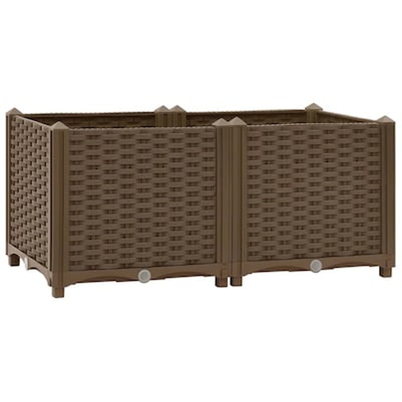VIDAXL Vidaxl Ζαρντινιέρα 80 X 40 X 38 Εκ. Από Πολυπροπυλένιο
