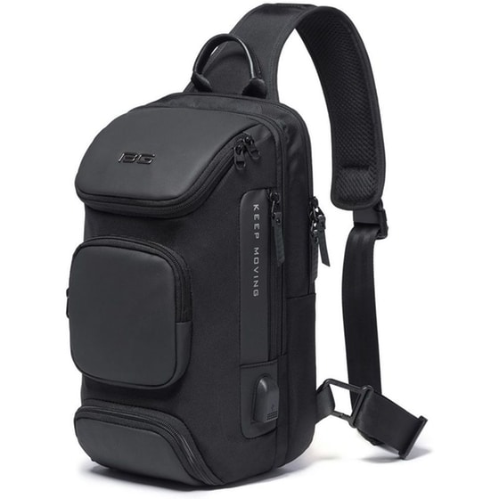 Τσαντάκι Ώμου Χιαστί Crossbody Bange Μαύρο image 1
